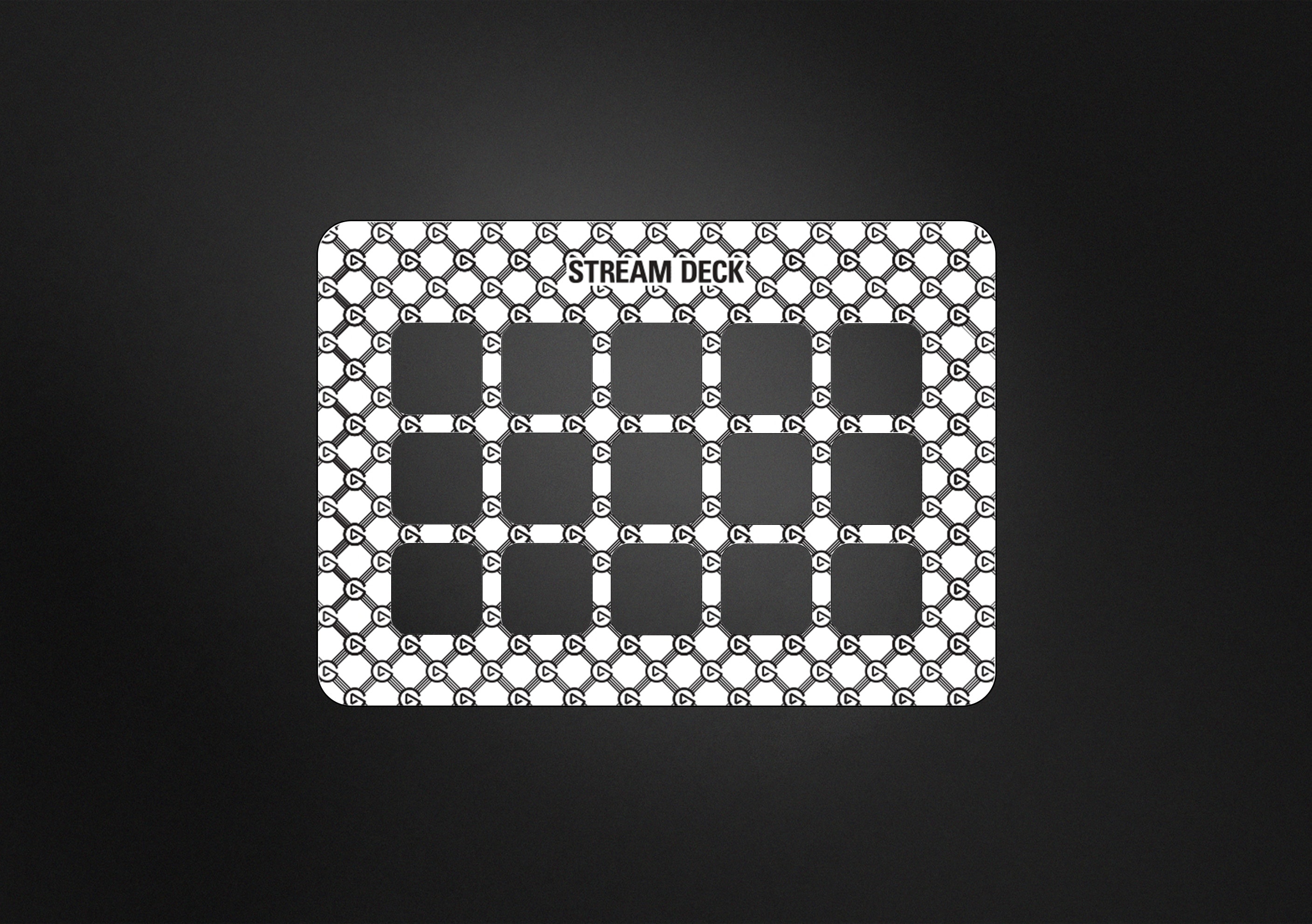 Stream Deck White Anniversary Faceplate | Elgato